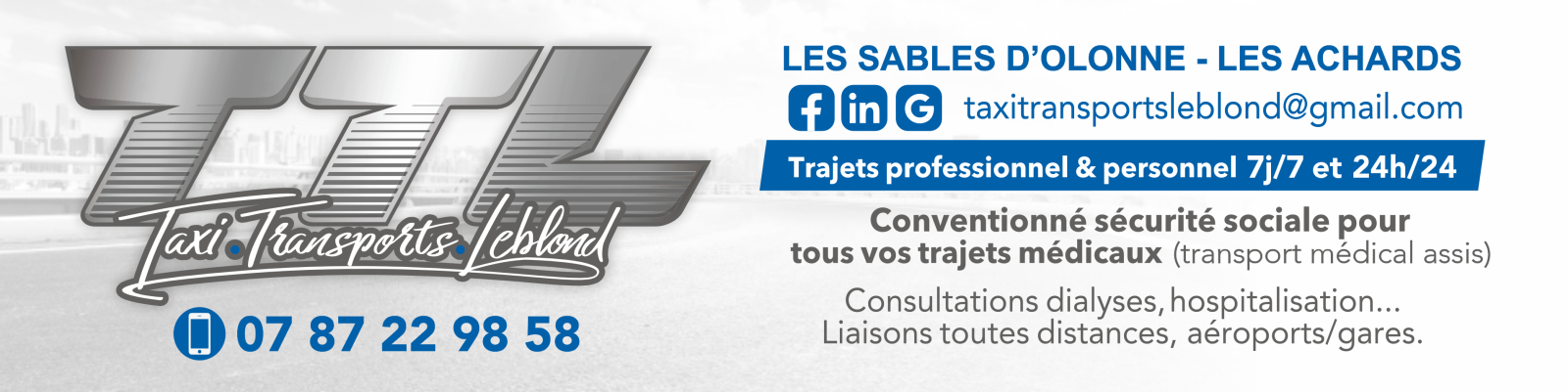 TAXI TRANSPORTS LEBLOND