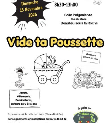 Vide ta poussette
