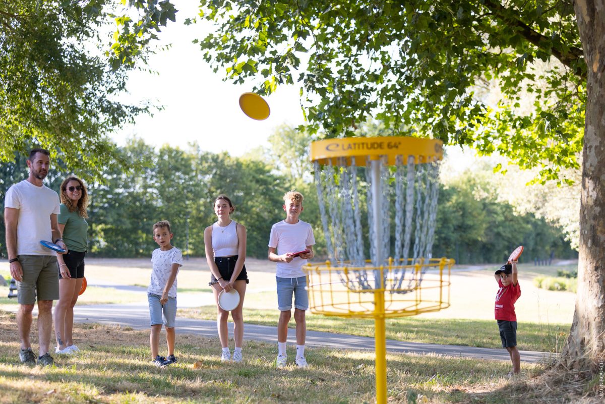 Disc Golf Parcours im Sport- und Freizeitpark in Bichlbach