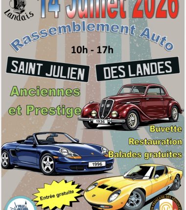 Rassemblement de voitures anciennes et de préstige