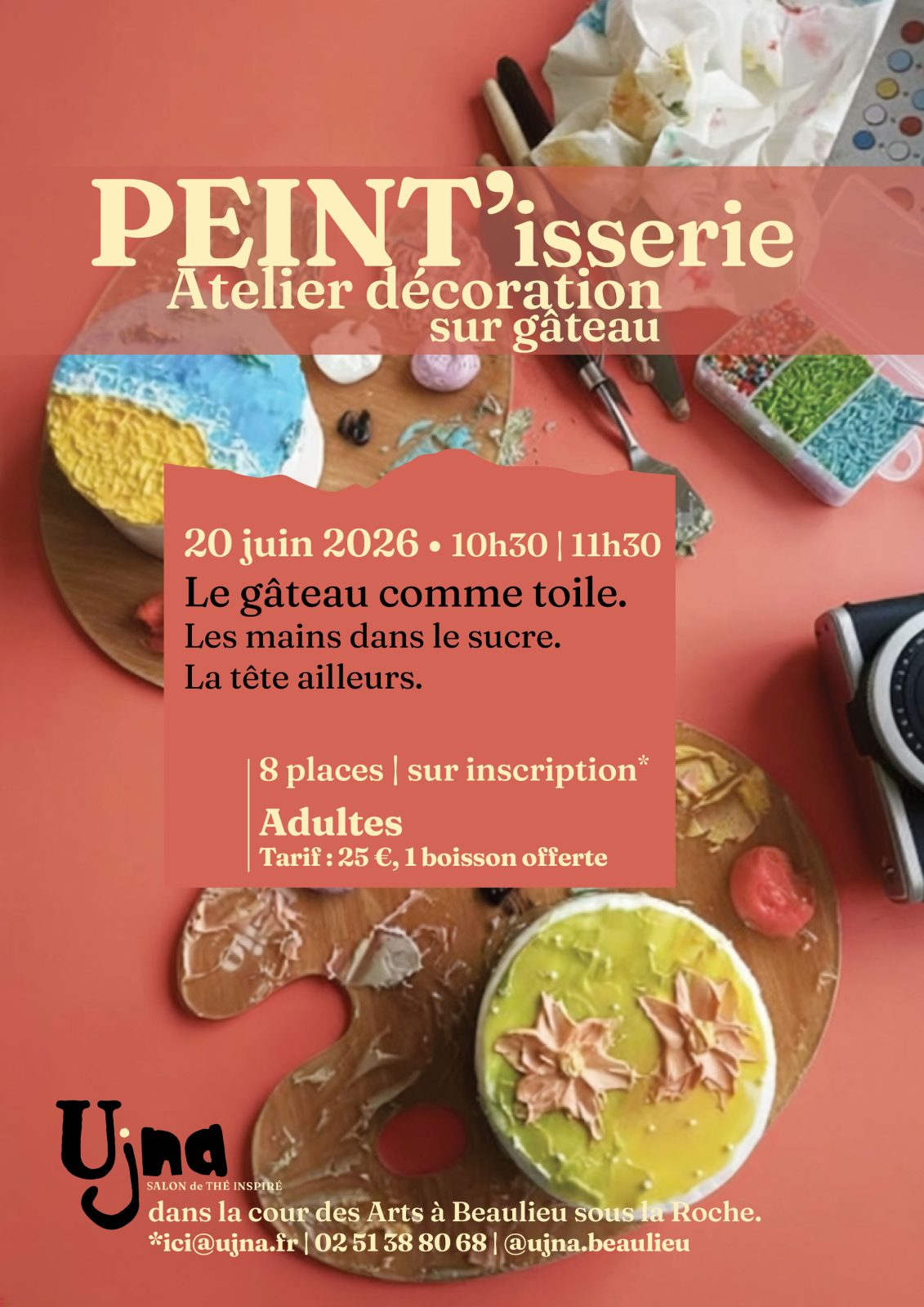 Peint&rsquo;isserie – Atelier pâtisserie et peinture