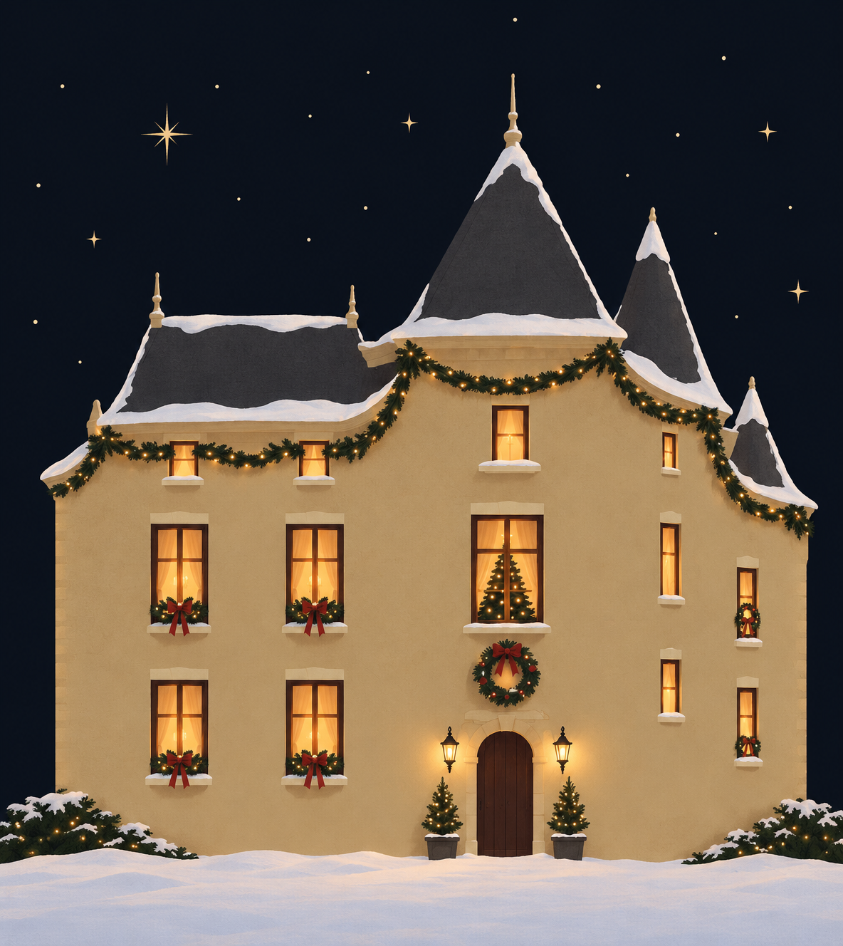 Menu de Fêtes en décembre au Domaine de Brandois