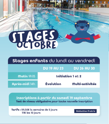Stages de natation
